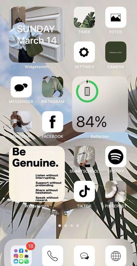 Ios 16 Wallpaper Homescreen And Lockscreen, Ios 17 Wallpaper Aesthetic, Iphone App Organization Simple, That Girl Phone Organization, Organisation Telephone Aesthetic, Ios17 Homescreen Ideas, Organisation Telephone, Ios 17 Home Screen Ideas, Home Screen Organization Iphone