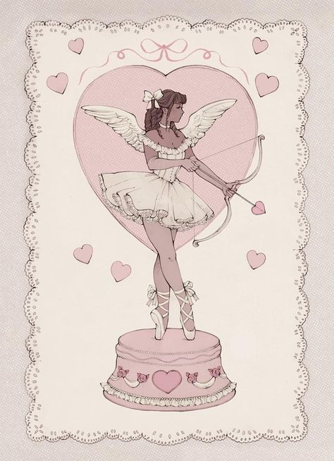 Pink Coquette Wall Prints, Vintage Pink Print, Pink Font Aesthetic, Cupid Poster Design, H&m Poster, Pink Aesthetic Graphic Design, Pink Pictures For Widgets, Cute Things To Put On Your Wall, Love Goddess Aesthetic