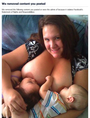 Hour 10: Amy McNally’s account was suspended for 24 hours for sharing this photo in February, 2012. This image was banned again on March 18 2012, after an exhibition of this collection on Facebook. Mother Feeding Baby, Mother Feeding, Human Milk, Low Rider Girls, Feeding Baby, Bra Models, Muscle Women, Cute Poses, Pregnancy Photoshoot