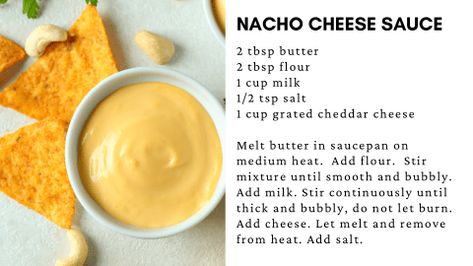 Homemade Nacho Cheese Dip, Easy Cheddar Cheese Sauce, Quick And Easy Nacho Cheese Sauce, Homade Nachos, Making Nachos At Home, Simple Nacho Cheese Sauce, Stadium Nacho Cheese Sauce, Nacho Cheese Sauce No Velveeta, Cheese Sauce Recipe For Nachos