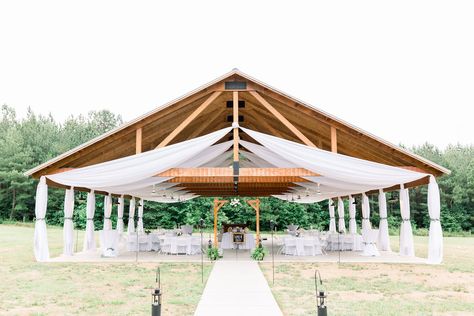 The Pavilion Overview — Oakland Farm Farm Pavilion, Pavilion Wedding Reception, Modern Barn Wedding, Wedding Venues North Carolina, Flora Farms, Pavilion Wedding, Outdoor Pavilion, Raleigh Wedding, Bear Creek