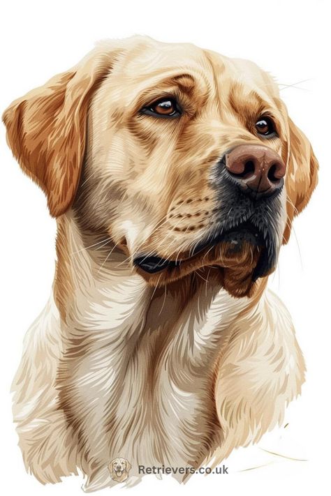 Cintiq Portrait #GoldenRetrieverPuppy #PuppyLove #GoldenMoments #DogCare #FurryFriend #PuppyEyes #RetrieverLife #goldenlabrador Dog Painting Pop Art, Yellow Labs, Labrador Art, Dog Portraits Art, Golden Labrador, Dog Rocks, Animal Portraits Art, Fine Art Drawing, Labrador Dog