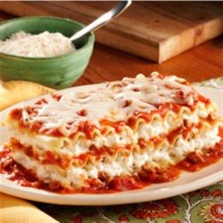 RAGÚ® No Boiling Lasagna Recipe - Allrecipes.com Ragu Lasagna Recipe, Quick Lasagna Recipe, Ground Beef Lasagna Recipe, Cottage Cheese Lasagna Recipe, Easy Lasagna Recipe With Ricotta, Meatless Lasagna, Beef Lasagna Recipe, Lasagna Recipe With Ricotta, Classic Lasagna Recipe