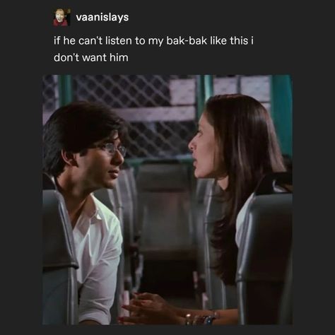 Jab We Met Quotes, Bollywood Love Quotes, Jab We Met, Desi Love, Bollywood Quotes, Desi Quotes, Desi Humor, Cute Texts For Him, Text For Him