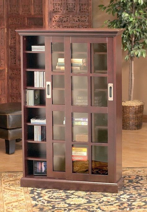 Build A Bookcase, Pallet Deck Diy, Brown Bookcase, Unique Bookcase, Glass Bookcase, Bookcase With Drawers, Tall Bookshelves, Bookcase With Glass Doors, Display Bookcase