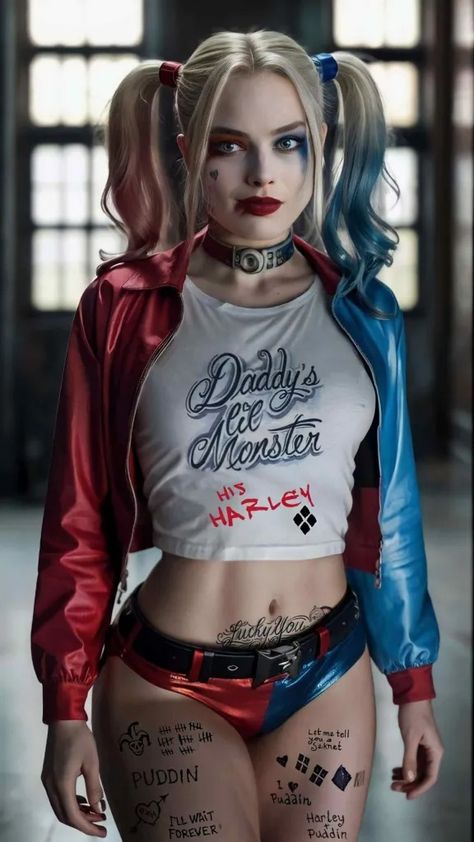 Top 60 Halloween Costumes For Women 2024: Cute, Scary, And Diy Ideas 9 Funny Halloween Costumes Women, Halloween Costumes Women Scary, Halloween Costumes Women Creative, Harley Quinn Makeup, Amanda Waller, Harley Quinn Halloween, Der Joker, Margot Robbie Harley, Diy Costumes Women