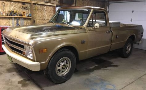 Car Status, 1968 Chevy Truck, American Pickup Trucks, Chevy Stepside, Trucks Chevy, 72 Chevy Truck, Trucks Lifted Diesel, Vintage Pickup, Vintage Pickup Trucks