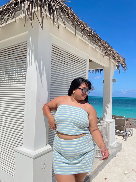 Plus Size Beach Outfits Beachwear, Summer Resort Outfits, Island Vacation Outfits, Weekend Getaway Outfits, Plus Size Beach Outfits, Tulum Outfits, Plus Size Summer Fashion, Plus Size Beach, Mexico Style