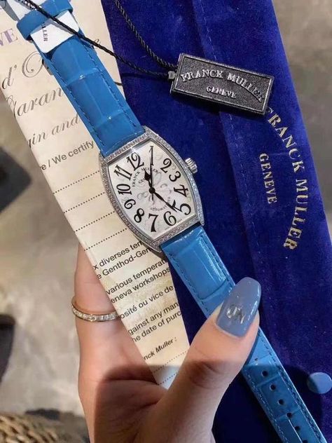 Franck Muller Watches, Lux Fashion, Rolex Watches Women, Franck Muller, Watches Luxury, Watches Women, Classy Jewelry, Blue Jewelry, Girly Jewelry