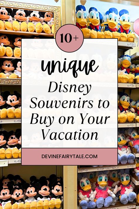 Shopping for Unique Disney Souvenirs on Vacation Disneyland Souvenirs Aesthetic, Best Disney World Souvenirs, Disney Souvenirs To Buy Before, Best Disney Souvenirs, Disneyland Souvenirs, Fairytale Disney, Disney World Souvenirs, Disney World Merchandise, Disney Cheap