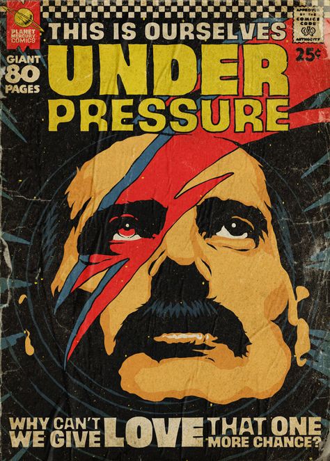 We are already pretty familiar with Brazilian designer and illustrator Butcher Billy here on Bored Panda. We have featured his series of novel covers for each  #RePin by AT Social Media Marketing - Pinterest Marketing Specialists ATSocialMedia.co.uk Freddie Mercury Aesthetic Wallpaper, Freddy Mercury Aesthetic, Band Posters Vintage, Freddie Mercury Aesthetic, Pop Culture Posters, Planet Mercury, Rock Band Posters, Queen Poster, Band Poster