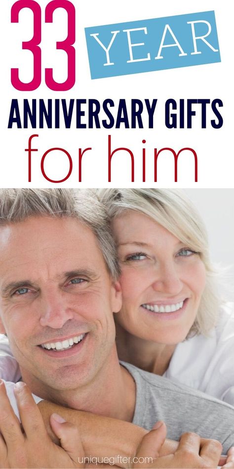 Best 33 Year Anniversary Gifts for Him | Anniversary Gifts | Creative Anniversary Presents For Your Husband | Celebrating Your Anniversary | #gifts #giftguide #anniversary #33rd #weddinganniversary #uniquegifter 33rd Wedding Anniversary Gifts, 33 Years Anniversary, 33 Anniversary, 36th Anniversary, 40th Birthday Men, 33rd Anniversary, 3rd Year Anniversary Gifts, Anniversary Presents, 35th Wedding Anniversary