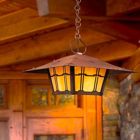 Craftsman Lighting Fixtures, Craftsman Light Fixtures, Rustic Chandelier Dining Room, Mission Style Lighting, Craftsman Style Lighting, Outdoor Garage Lights, Japanese Lighting, Interesting Lighting, Craftsman Lighting