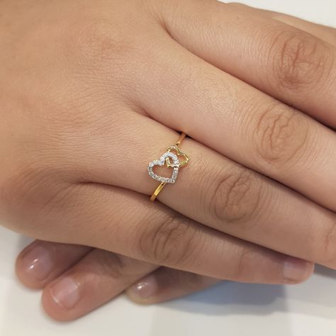 We put our hearts and souls into creating jewelry that will resonate with your spirit. Beautiful jewelry enhances the beauty of your soul. Add a touch of luxury to your life with our exquisite gold jewellery collection. Because you are worth it! 💛 Beautiful 14k Gold & diamond ring with GIA certified diamonds❤️ To order, DM us on Instagram or WhatsApp at 7339756707. Payment modes - Bank transfer, Paypal, Paytm, GPay, UPI, Cards, COD #instalike #instagram #reels#jewellery #jewellerylover ... Simple Ring Design, Latest Ring Designs, Gold Jewellery Collection, Cafe Pictures, Gold Earrings Models, Minimalist Earrings Gold, Gold Bridal Jewellery Sets, Gold Mangalsutra, Bangles Design