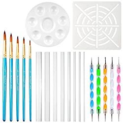 Quel matériel pour peindre des mandalas sur des galets ? | Coloriage de mandala Mandala Workshop, Mandala Dotting Tools, Dot Painting Tools, Mandala Dotting, Coloring Drawing, Acrylic Rod, Mandala Stencils, Painted Rocks Kids, Dotting Tool