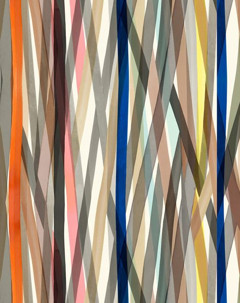 'Transparent Stripe,' a study in overlapping washes of watercolor, reflecting the fashion designer Paul Smith's signature use of color. via Maharam Sporty Sunglasses, Stripes Texture, Design Textile, Stylish Sunglasses, Color Textures, Textile Patterns, Textile Prints, Surface Pattern Design, Paul Smith