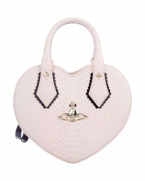 vivienne westwood heart-shapes titanium white bag Vivienne Westwood Purse, Vivienne Westwood Bags, Heart Shaped Bag, Diy Leather Bag, Heart Bag, Scalloped Trim, Bag Icon, Pretty Bags, Cute Bags