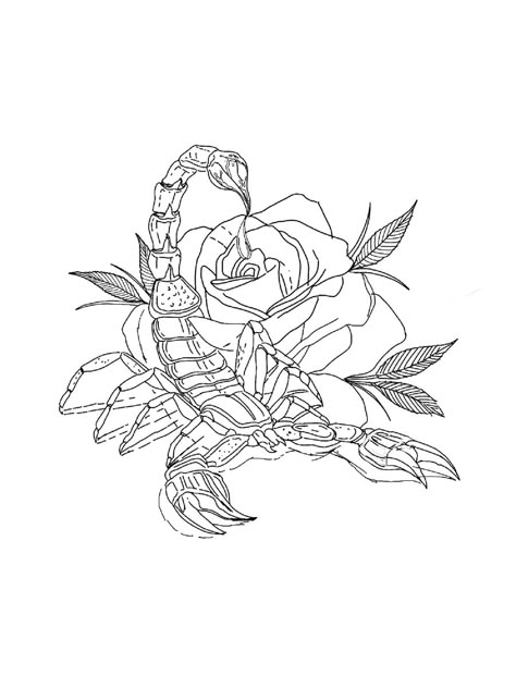 Scorpion With Flowers Tattoo, Scorpion Flower Tattoo, Scorpion Tattoo Design Feminine, Scorpio Zodiac Tattoos, Army Tattoos, Shiva Tattoo Design, Scorpion Tattoo, Black Girls With Tattoos, Zodiac Tattoos