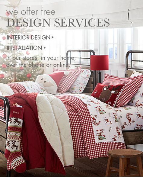 We Offer Free Design Services PBK Bedroom Christmas Decor Ideas, Bedroom Christmas Decor, Holiday Blankets, Bedroom Christmas, Farmhouse Style Christmas, Christmas Bedding, Perfect Bedding, Christmas Decorations Bedroom, Christmas Bedroom