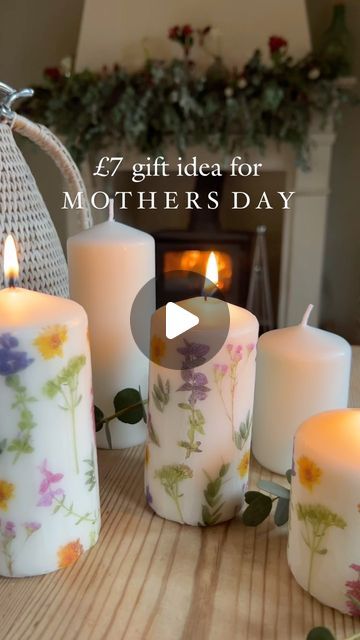 Chelsea | country interiors, cottage garden & lifestyle on Instagram: "I am so excited to share this one with you! I’m so impressed with how this came out! This is a cheap, simple idea, perfect for a Mother’s Day gift or just to update any plain candle 🥰 these set of 5 candles were £5 from @ikeauk and I’ve used some floral napkins from @sainsburys   All you need to do is: cut your napkin to size- split the napkin wrap it around your candle cover with grease proof paper  Iron over the top of the paper to transfer your design  There are two ways you can light it; the print adheres to the candle when you melt it so should burn down as the candle burns, however if you notice you still have some of the napkin showing you can trim it whilst it burns. Or  for another option burn the top part whe Candle Transfer Wax Paper, Napkin Covered Candles, Napkin On Candle, Candle Napkin Transfer, Floral Candles Diy, Napkins On Candles, Napkin Candle Decoupage, Decorating Candles Ideas, Doy Candles