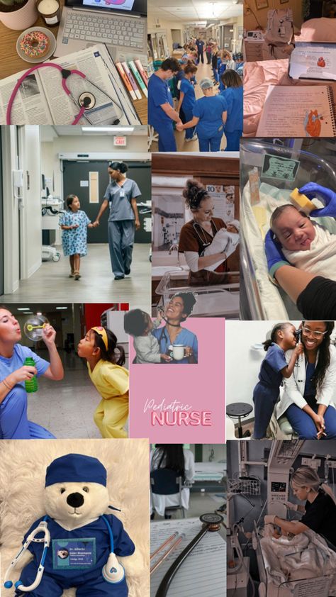 When I’m older, I wanted to be a pediatric nurse Pediatric Nurse Vision Board, Peds Er Nurse, Nursing School Pediatrics, Pediatrician Nurse Aesthetic, Children’s Nurse, Ped Nurse Aesthetic, Pediatric Emergency Nursing, Pediatric Nurse Practitioner Aesthetic, Pediatric Oncology Nurse Aesthetic