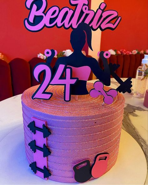 Bolo Academia, Ballet Cake, Ballet Cakes, Cake Toppers, Birthday Cake, Pastel, Gym, Cake, Art