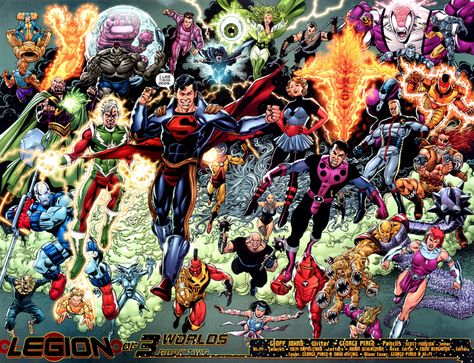 LEGION OF 3 WORLDS: How GEORGE PEREZ Schooled GEOFF JOHNS | 13th Dimension, Comics, Creators, Culture Green Lantern Wallpaper, Black Lantern Corps, Batman Green Lantern, Dc Comics Wallpaper, Legion Of Superheroes, George Perez, Green Lantern Corps, Black Lantern, Comic Characters