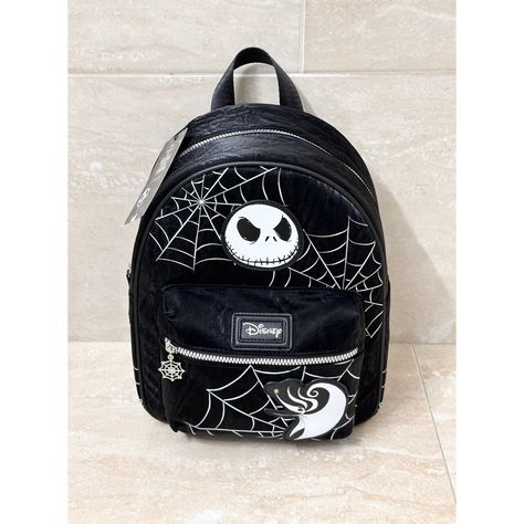 Brand New With Tags! Disney Nightmare Before Christmas Jack Skellington & Zero Backpack Adjustable Shoulder Straps Top Handle Interior Zipper Pocket Zip Top Front Zipper Pouch With Cobweb Shaped Zipper Pull Tab 12””H X 9.5”W Primark Exclusive! Nightmare Before Christmas Accessories, Oogie Boogie Loungefly, Nightmare Before Christmas Handbag, Disney-themed Character Backpack, Nightmare Before Christmas Backpack, Disney Nightmare Before Christmas, Christmas Jack Skellington, Nightmare Before Christmas Jack, High Top Boots