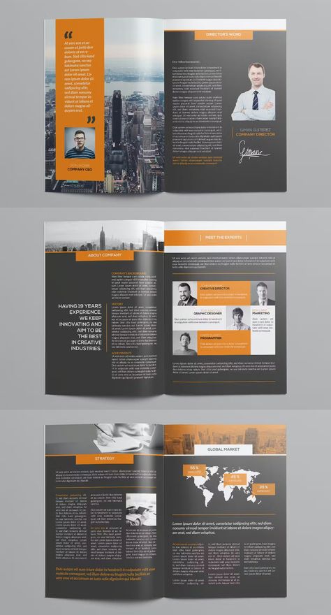 Corporate Layout Design, News Letter Design, Brochure Cover Page, Annual Report Layout, Magazine Design Cover, Indesign Brochure Templates, Corporate Brochure Cover, Magazine Ideas, Book Cover Page