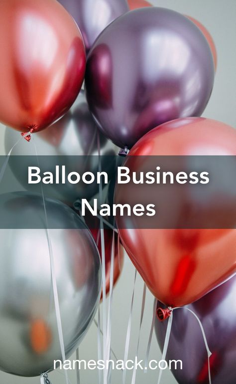 Buisness Name Ideas, Business Balloons, Party Planning Business, Catchy Names, Bubble Balloons, Diy Trends, Birthday Supplies, Balloon Art, How To Attract Customers