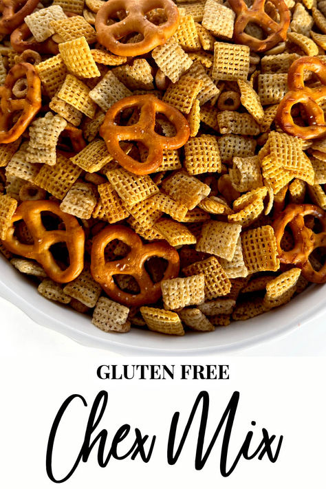 Gluten Free Chex Party Mix Recipe, Chex Mix Gluten Free, Chez Mix Recipes, Road Trips Snacks, Gluten Free Chex Mix Recipes, Healthy Chex Mix, Chez Mix, Savory Chex Mix, Chex Party Mix Recipe