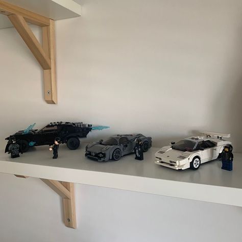 Guy Desk Ideas, Lego Car Room Decor, Lego Aesthetic Room, Lego Instagram Story, Batman Room Aesthetic, Car Room Decor Aesthetic, Lego Room Aesthetic, Aesthetic Lego Room Decor, Car Inspired Room