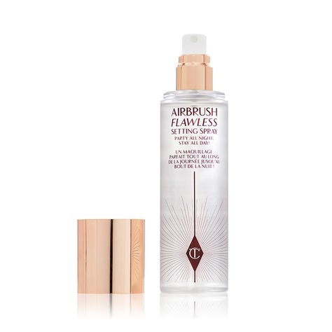 Airbrush Make Up, Hydrating Setting Spray, Charlotte Tilbury Airbrush Flawless, Alat Makeup, Fixing Spray, How To Apply Eyeshadow, Makeup Needs, Eyeliner Brush, Aloe Vera Leaf