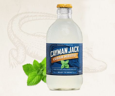 Cayman Jack, Cuban Mojito, Steven Noble, Branding Illustration, Mojito, Branding, Quick Saves