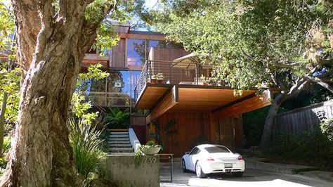 Ray Kappe House, Kappe House, Ray Kappe, Kerry Hill, Contemporary Houses, Cottage Exteriors, Iconic Architecture, Modernist House, House Dream