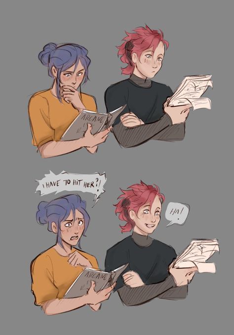 Actor Au, Script Reading, Vi X Caitlyn, League Of Legends Poster, Vi And Caitlyn, League Of Legends Comic, Arcane Fanart, Vi League Of Legends, Jinx League Of Legends