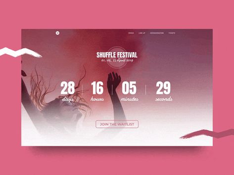 Film Festival Website, Music Festival Website Design, Music Festival Website, Countdown Website, Festival Website Design, Festival Websites, School Website Templates, Festival Website, Event Countdown