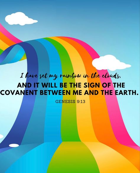 Jesus, rainbow, Christians, covanent, promise, Genesis God's Rainbow Promise, Gods Rainbow Promise, Gods Rainbow, Classroom Rainbow, Christian Diy, Genesis 9 13, Gods Promise, Rainbow Promise, God's Light