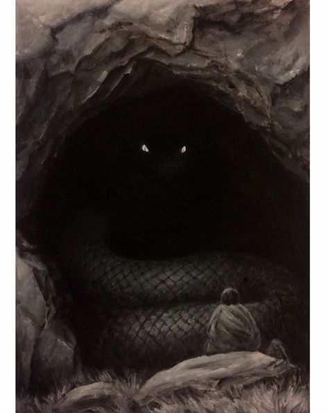 Giant Snakes Fantasy Art, Giant Snake Fantasy Art, Giant Snake Art, Fantasy Snake Art, Snake Fantasy Art, Snake Monster, Giant Snake, Beast Creature, Snake Art