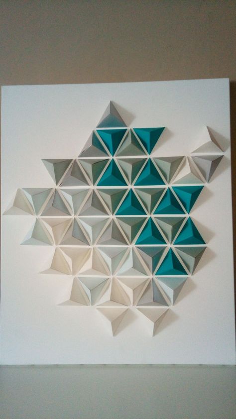 Crafted with Precision: Meticulous DIY Creations That Impress Origami Wall Art Decoration, Geometric Origami Wall Art, Cards Making Ideas, Origami Wall, Craft Room Ideas, Origami Wall Art, Geometric Origami, Paper Cutout Art, Easy Cards