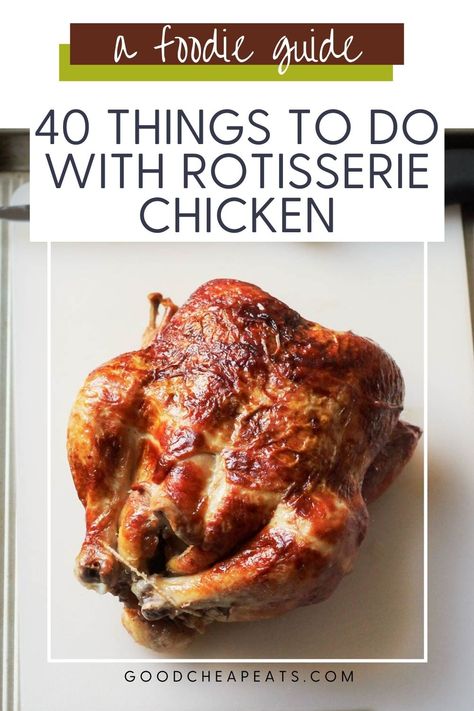 What to Make with Rotisserie Chicken: 40 Recipes with Cooked Chicken Spicy Chicken Dip, Financial Stewardship, Weekday Recipes, Chicken Caesar Salad Recipe, Chicken Rotisserie, Gf Meals, Chicken Enchilada Casserole Recipe, Homemade Cajun Seasoning, Seafood Diet