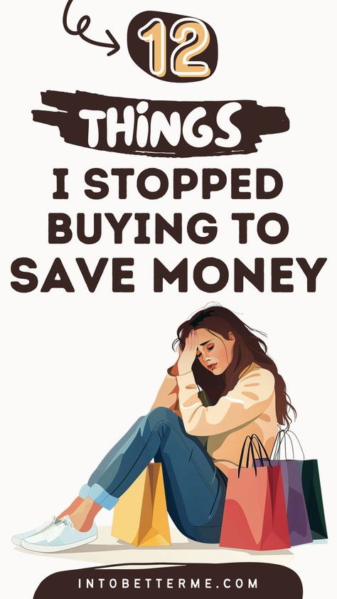 Find out about the 12 things I no longer buy to save money. Learn how eliminating these purchases has helped me save more and live better. With a few changes to your spending habits, you too can save money without sacrificing your lifestyle. Start making smarter choices today! #SaveMoney #FrugalLiving #SmartSpending Money Strategy, Save Money Fast, Start Saving Money, Money Now, Spending Habits, Money Saving Challenge, Financial Health, Financial Wellness, Money Today