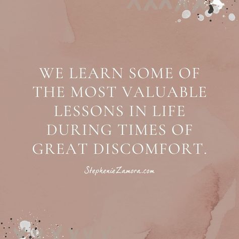 Growth Comes From Discomfort, Find Comfort In Discomfort, Growth And Healing, Yoga Themes, Life Sayings, Yoga Quotes, Life Lessons, The Old, Shed