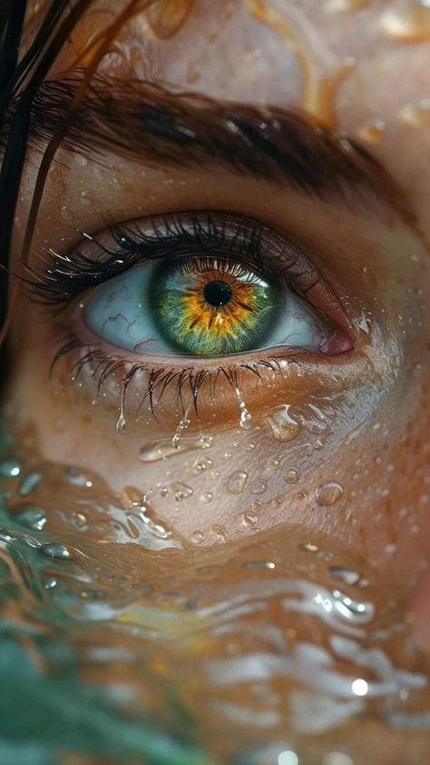 Ethereal Art Painting, Eye Reference Photo, Brown Eyes Aesthetic, Hyperrealism Paintings, Eyes Artwork, Eye Pictures, Eye Painting, Eye Photography, Aesthetic Eyes