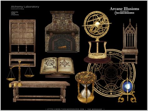 Steampunk Furniture, Sims Medieval, Sims 4 Clutter, Tumblr Sims 4, Sims 4 House Design, Sims 4 Gameplay, Sims 4 Cc Packs, Sims 4 Cc Furniture, Sims 4 Collections