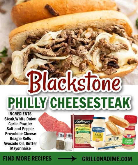 Philly Cheese Steak On Blackstone Grill, Philly Cheesesteak Grilled Cheese, Cheesesteaks On Blackstone, Flat Top Philly Cheesesteak, Meat For Philly Cheese Steak, Philly Cheese Steak Hoagie, Black Stone Steak Sandwiches, Blackstone Grill Recipes Philly Cheesesteak, Griddle Recipes Blackstone Philly Cheesesteak