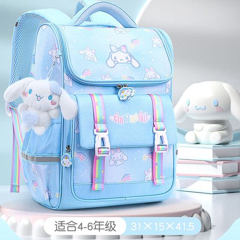 Sanrio Backpack, Pastel Backpack, Kawaii Cinnamoroll, Kawaii Bag, Back To School Backpacks, Hello Kitty Cartoon, Hello Kitty Drawing, Lightweight Backpack, Girls Cartoon