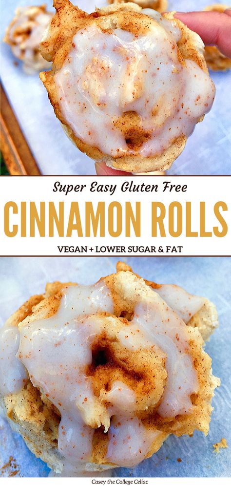 Low Carb Vegan Breakfast, Gluten Free Cinnamon Rolls Recipe, Gluten Free Frosting, Gluten Free Cinnamon Rolls, Vegan Cinnamon Rolls, Dairy Free Yogurt, Gluten Free Bakery, Homemade Gluten Free, Vegan Gluten Free Recipes