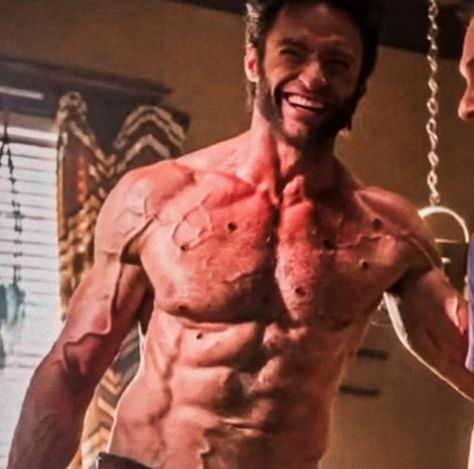 X Men Days Of Future Past Wolverine Hugh Jackman, Logan Howlett Days Of Future Past, Hugh Jackman Shirtless Muscle, Logan Howlett Wallpaper, My Celebrity, Movies Pfp, Hugh Jackman Shirtless, Hugh Jackman Wolverine, Logan Wolverine Hugh Jackman