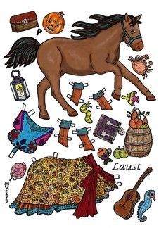 Horse Motif, Horse Crafts, Paper Dolls Printable, Paper Animals, Hobby Horse, Vintage Paper Dolls, Jumping Jacks, Paper Cutout, Horse Love